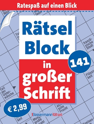 Rätselblock in großer Schrift 141 (5 Exemplare à 2,99 €)