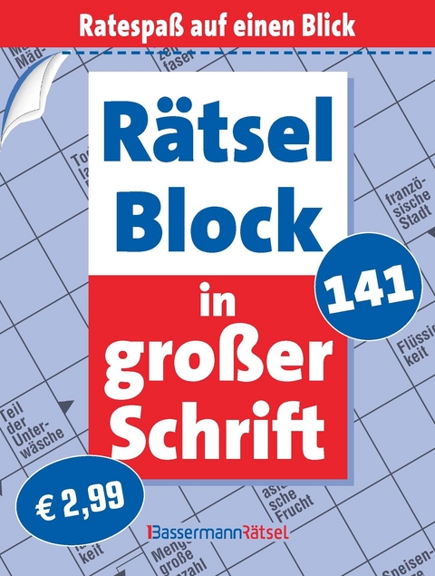 Rätselblock in großer Schrift 141 (5 Exemplare à 2,99 €) - Eberhard Krüger