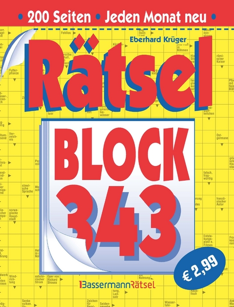 R&auml;tselblock 343 - Eberhard Kr&uuml;ger