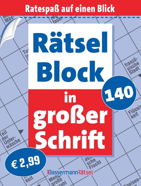 Rätselblock in großer Schrift 140 (5 Exemplare à 2,99 €) - Eberhard Krüger