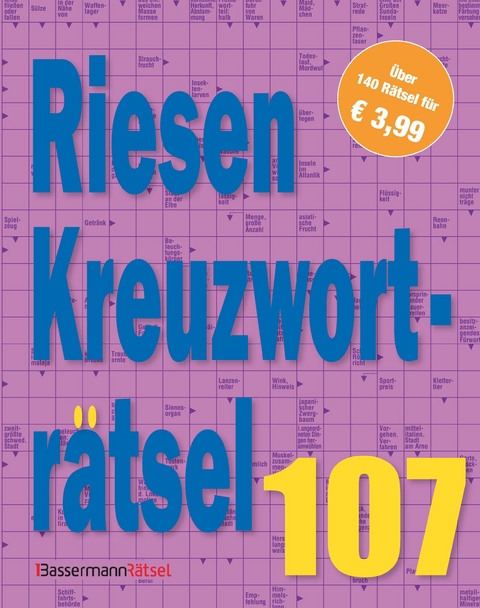 Riesen-Kreuzwortr&auml;tsel 107 (5 Exemplare &agrave; 3,99 &euro;) - Eberhard Kr&uuml;ger