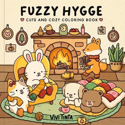 Fuzzy Hygge Coloring Book - Vivi Tinta