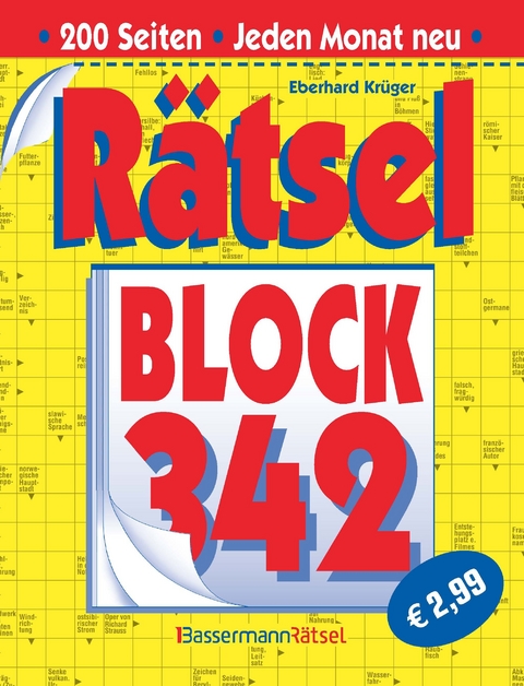 R&auml;tselblock 342 - Eberhard Kr&uuml;ger