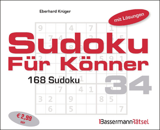 Sudoku für Könner 34 (5 Exemplare à 2,99 €)