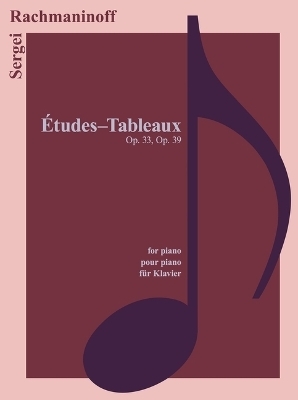 Etudes-Tableaux, für Klavier