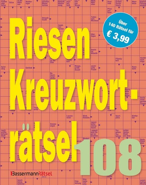 Riesen-Kreuzworträtsel 108 (5 Exemplare à 3,99 €) - Eberhard Krüger