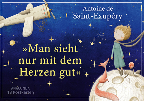 Postkarten-Set Antoine de Saint-Exup&eacute;ry