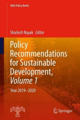 Policy Recommendations for Sustainable Development, Volume 1 - 