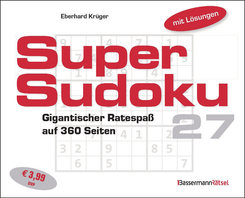 Supersudoku 27 (5 Exemplare à 3,99 €) - Eberhard Krüger