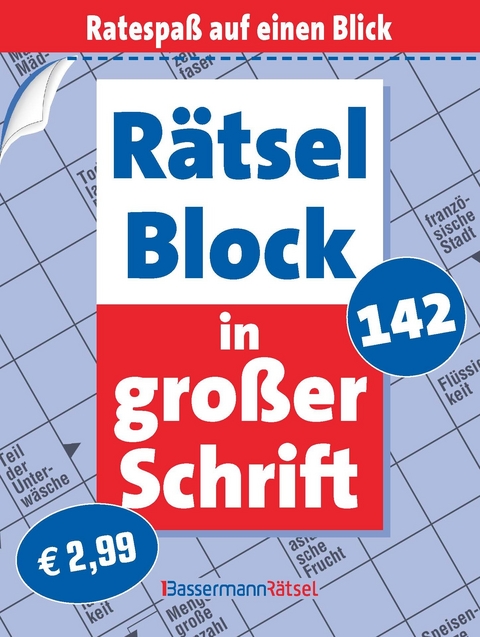 R&auml;tselblock in gro&szlig;er Schrift 142 - Eberhard Kr&uuml;ger