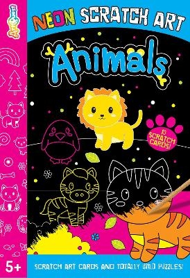 Neon Scratch Art Animals - Connie Isaacs