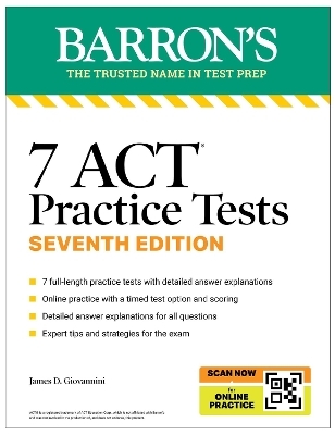 7 ACT Practice Tests, Seventh Edition + Online Practice (2026)
