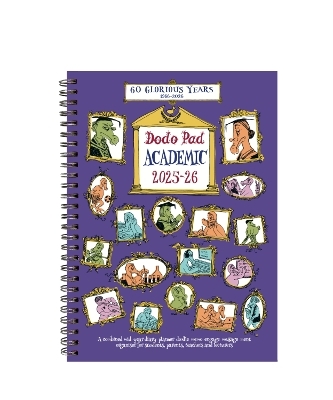 The Dodo Pad Academic A5 Diary 2025-2026 - Mid Year / Academic Year Week to View Diary - Lord Dodo