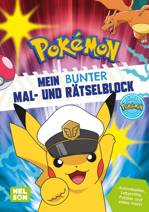 Pok&eacute;mon Activity-Buch: Pok&eacute;mon Mein bunter Mal- und R&auml;tselblock