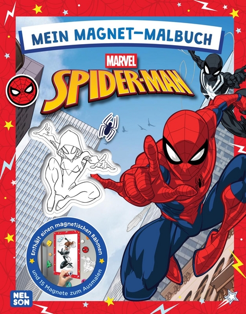 Mein Magnet-Malbuch Spider-Man