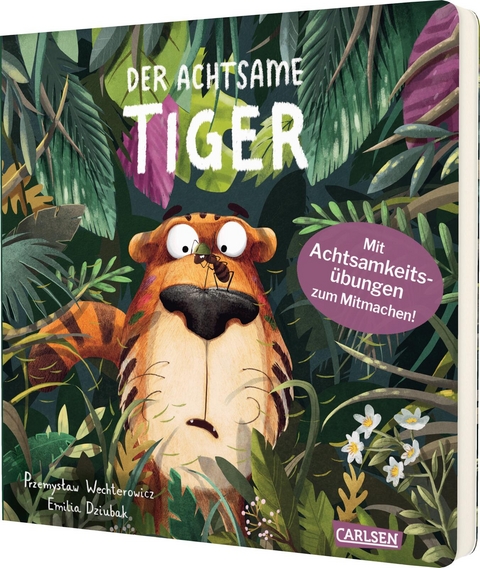 Der achtsame Tiger 1: Der achtsame Tiger (Pappbilderbuchausgabe) - Przemyslaw Wechterowicz