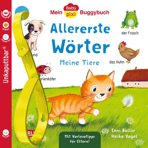 Baby Pixi (unkaputtbar) 179: Mein Baby-Pixi-Buggybuch: Allererste W&ouml;rter: Meine Tiere - Enni Bollin