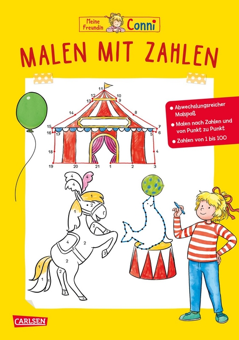 Conni Gelbe Reihe (Beschäftigungsbuch): Malen mit Zahlen - Hanna Sörensen
