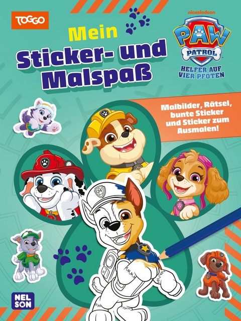 PAW Patrol Mitmachbuch: Mein Sticker- und Malspa&szlig;