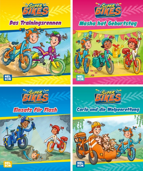 Nelson Mini-B&uuml;cher: 4er SUPERBIKES 1&ndash;4 - Hanna S&ouml;rensen