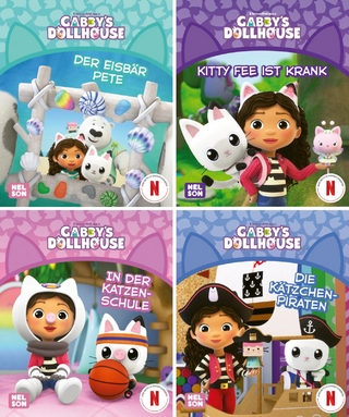 Nelson Mini-Bücher: 4er Gabby's Dollhouse 9-12