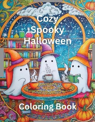 Cozy Spooky Halloween Coloring Book