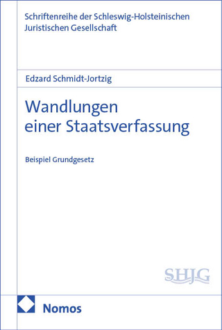 Wandlungen einer Staatsverfassung
