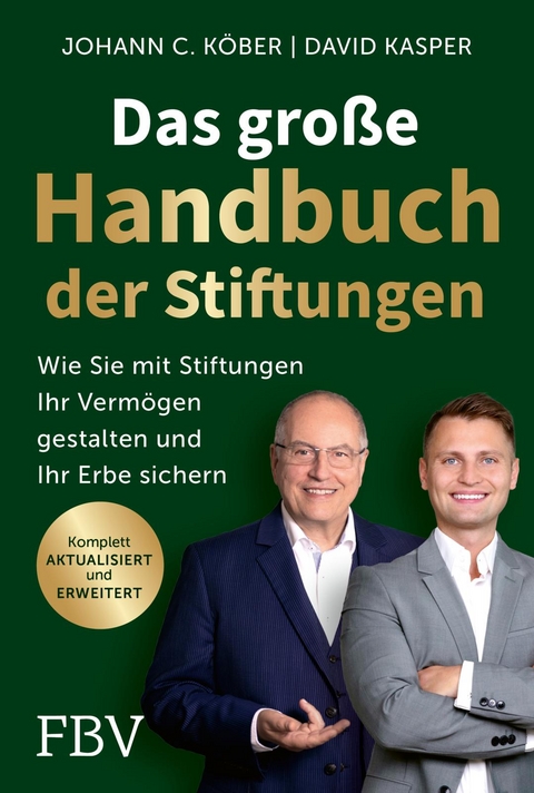 Das gro&szlig;e Handbuch der Stiftungen - Johann C. K&ouml;ber, David Kasper