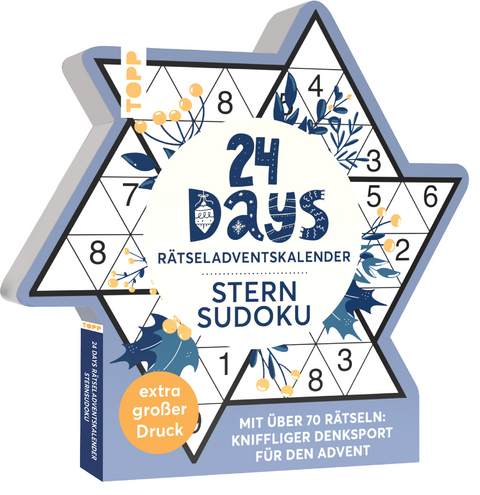 24 DAYS R&Auml;TSELADVENTSKALENDER &ndash; Sternsudoku