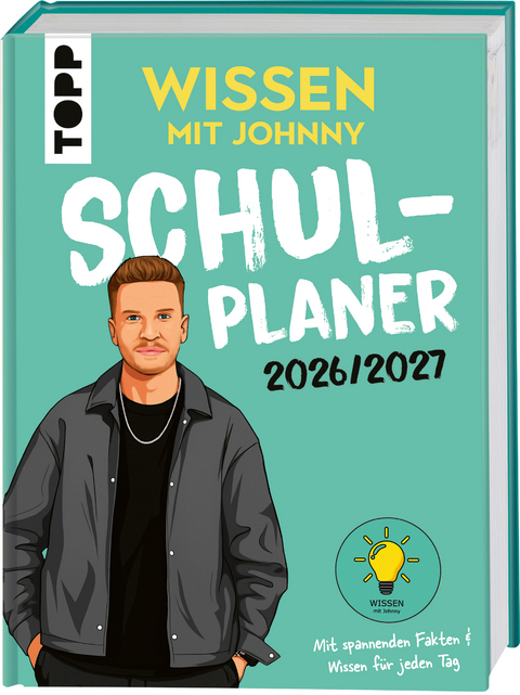 Wissen mit Johnny: Schulplaner 2026/2027 -  Wissen mit Johnny