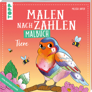 Malen nach Zahlen Malbuch Tiere
