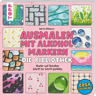 Ausmalen mit Alkoholmarkern - die Bibliothek