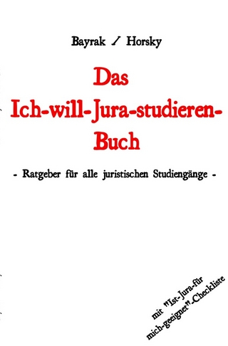 Das Ich-will-Jura-studieren-Buch