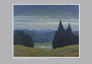 10 Grusskarten «Waldtal im Spessart»