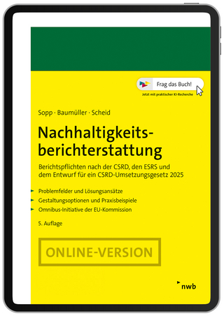 Nachhaltigkeitsberichterstattung - Karina Sopp; Josef Baumüller; Oliver Scheid