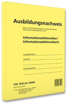 Ausbildungsnachweis Informationselektroniker/ Informationselektronikerin