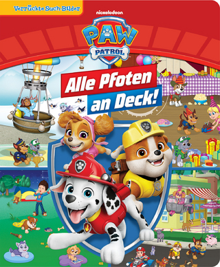 PAW Patrol - Alle Pfoten an Deck! - Verrückte Such-Bilder, groß - Wimmelbuch - Pappbilderbuch mit wattiertem Umschlag