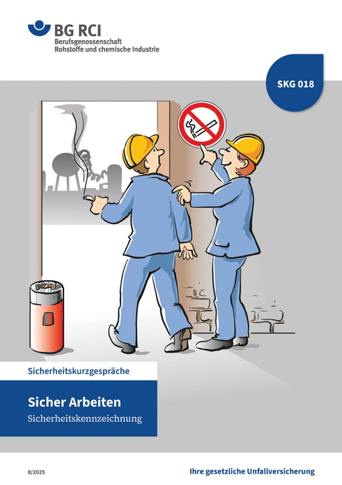 SKG 018 Sicherheitskurzgespr&auml;ch Sicher Arbeiten - Sicherheitskennzeichnung