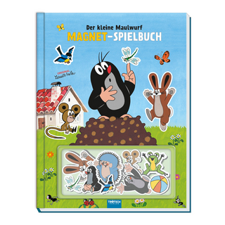TRÖTSCH - Der kleine Maulwurf Magnet-Spielbuch Pappenbuch mit Magneten
