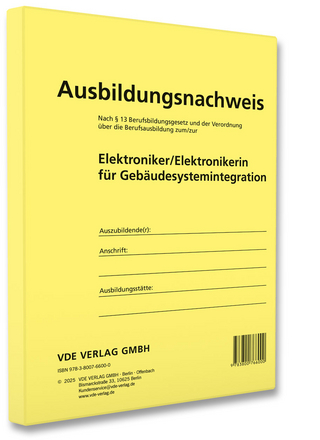 Ausbildungsnachweis Elektroniker/Elektronikerin für Gebäudesystemintegration