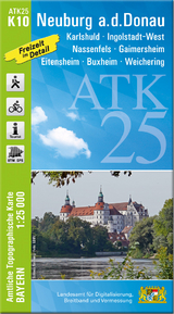 ATK25-K10 Neuburg a.d.Donau (Amtliche Topographische Karte 1:25000) - 
