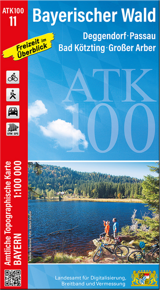 ATK100-11 Bayerischer Wald (Amtliche Topographische Karte 1:100000)