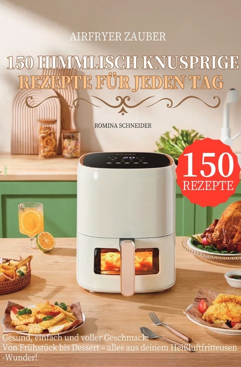 Airfryer Zauber &ndash; 150 himmlisch knusprige Rezepte f&uuml;r jeden Tag - Romina Schneider
