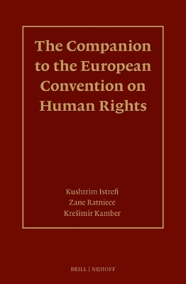 The Companion to the European Convention on Human Rights