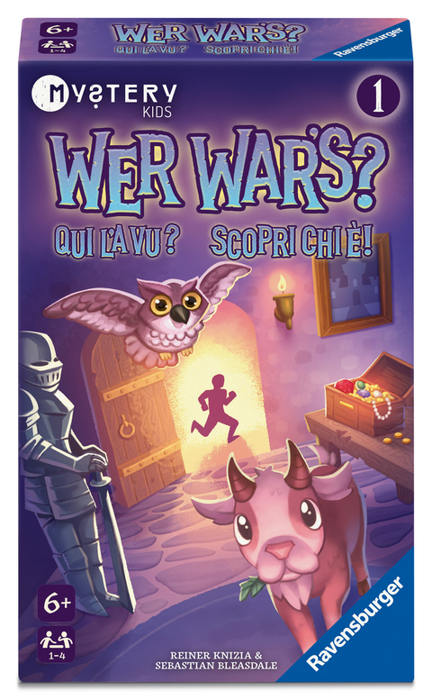 Wer war's Mystery Kids 1: Im Schloss - Reisespiel ab 6 Jahre - Reiner Knizia, Sebastian Bleasdale