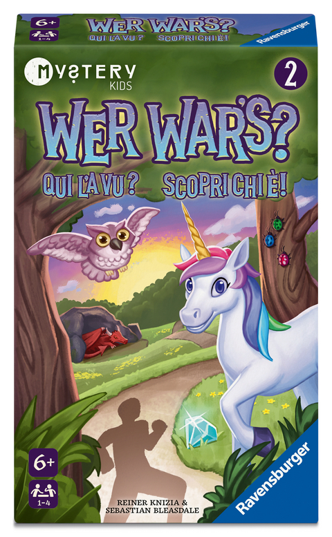 Wer war's Mystery Kids 2: Im Zauberwald - Reisespiel ab 6 Jahre - Reiner Knizia, Sebastian Bleasdale