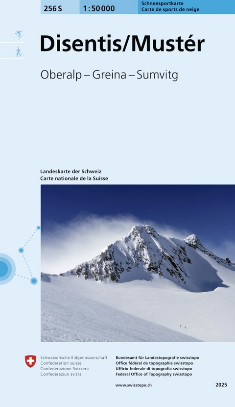 256S Disentis / Mustér Schneesportkarte