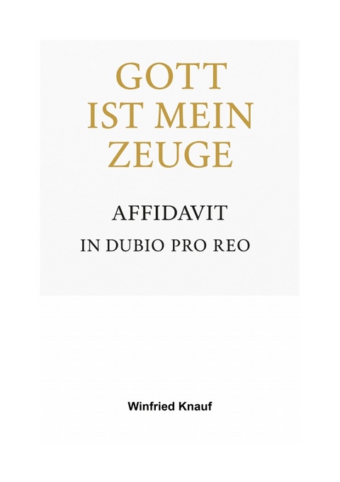 Moderne Christenverfolgung - Winfried Knauf