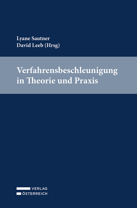 Verfahrensbeschleunigung in Theorie und Praxis - 