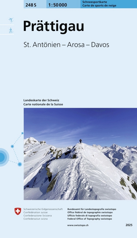 248S Pr&auml;ttigau Schneesportkarte